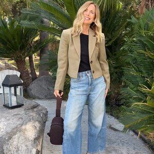 Anthropologie NWOT Cropped Blazer Size 0